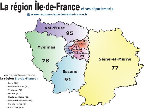 Région Île-de-France.