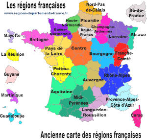 Regions Et Departements Francais 2021