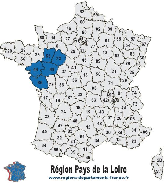 Departements Pays De La Loire 600 