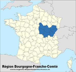 Région Bourgogne-France-Comté.